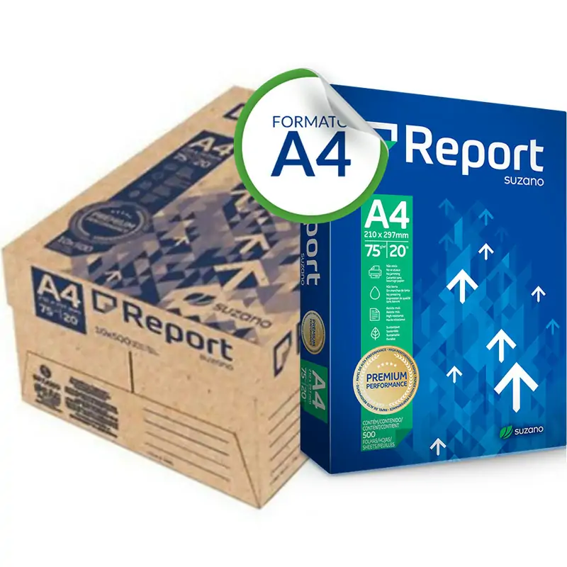 PAPEL A4 500F 75G BR REPORT