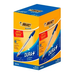 CANETA ESF 1.0 M CRISTAL AZ BIC