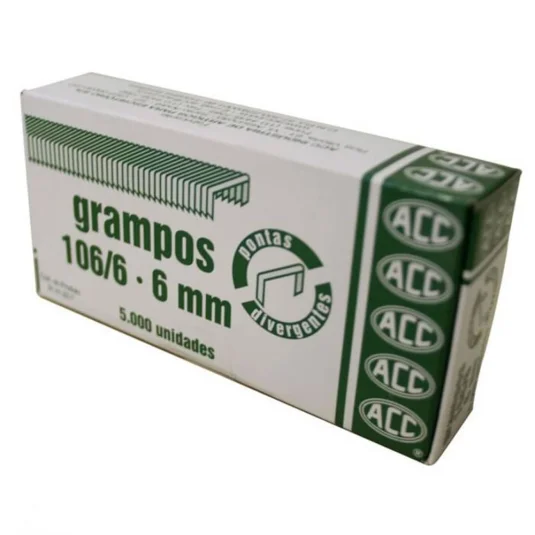 GRAMPO P/ ROCAMA 106/6MM C/5000 UN ACC