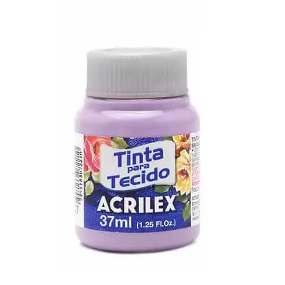TINTA P/TECIDO 37ML 528 FOSCA C/12 FOSCA  LL ACRILEX