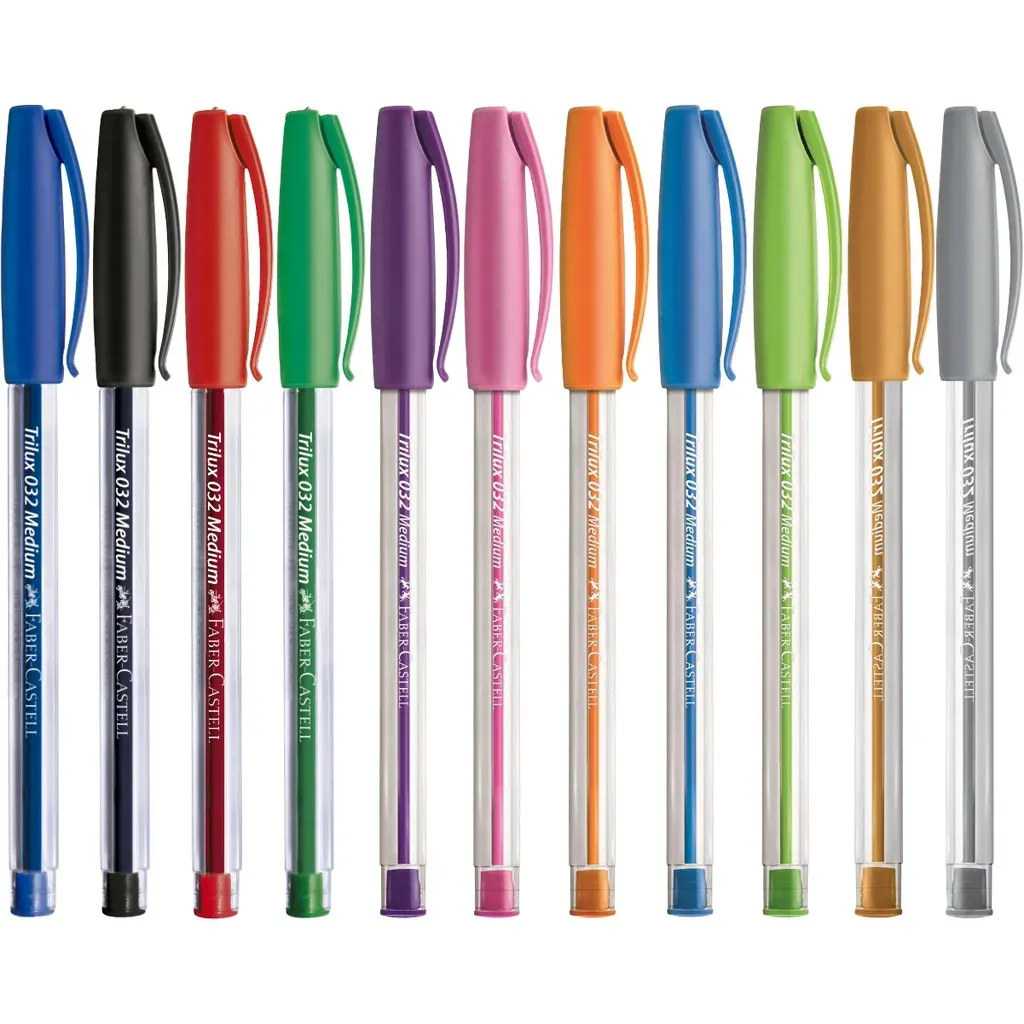CANETA ESF 1.0 M VM TRILUX 032 FABER-CASTELL