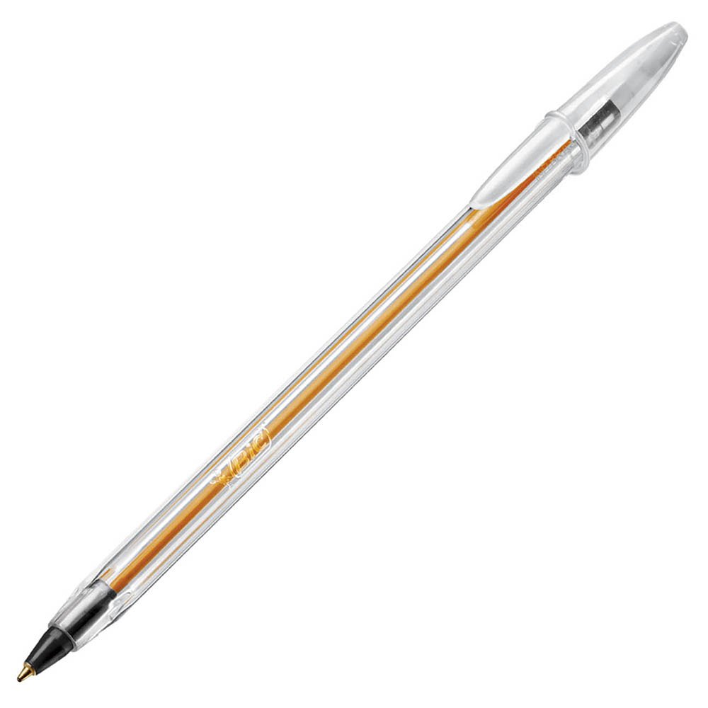 CANETA ESF 0.8 CRISTAL PR FINA BIC