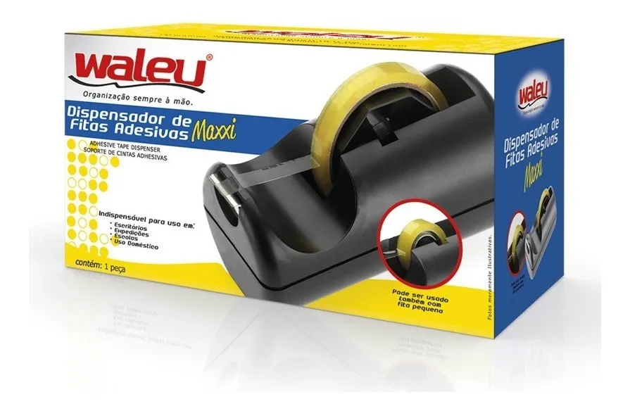 SUPORTE P/FITA ADESIVA GRANDE PR WALEU