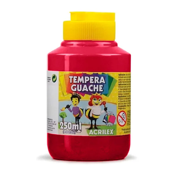 TINTA GUACHE TEMPERA 250ML 549 MAGENTA ACRILEX
