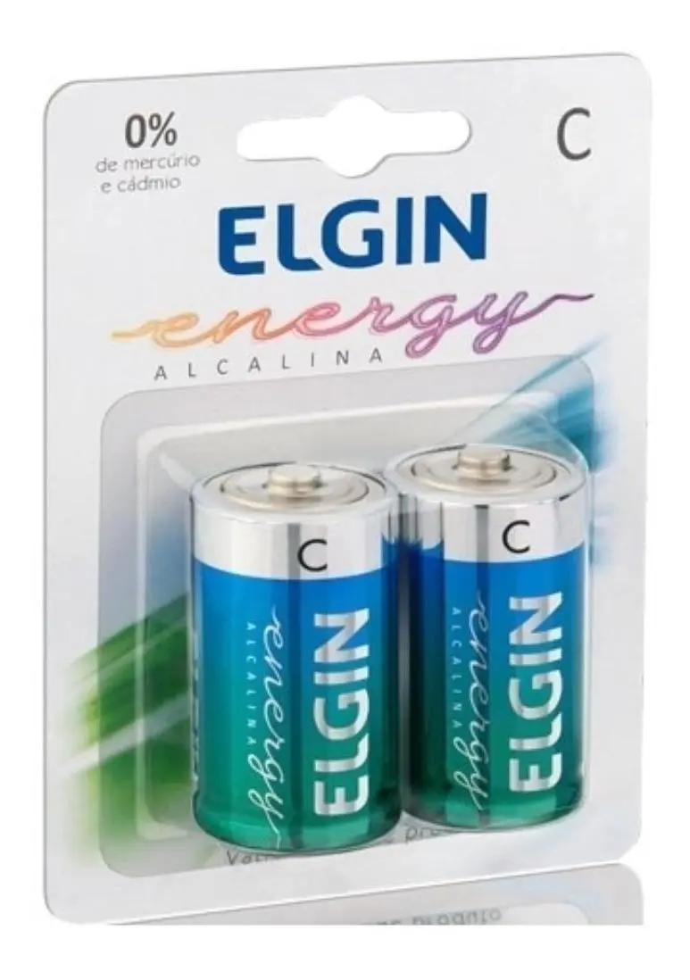 PILHA C MEDIA ALCALINA 2UN LR14-1.5V ELGIN