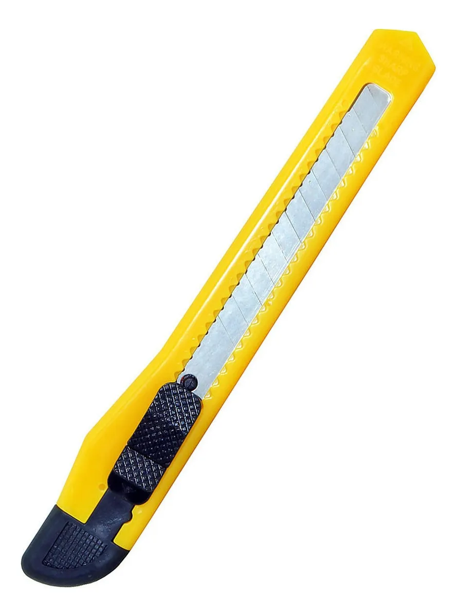 ESTILETE LAMINA ESTREITA PLASTICO 9MM 91410 JOCAR