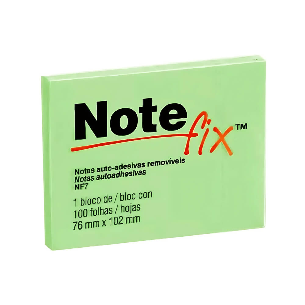 POST-IT NOTE FIX 100F 76X102 VD 3M