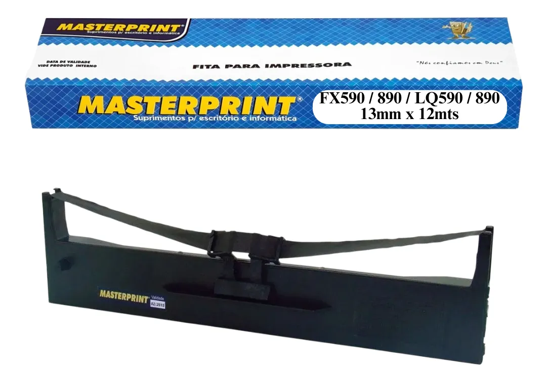 FITA IMPR. EPSON FX890/590 13MMX12M MASTERPRINT