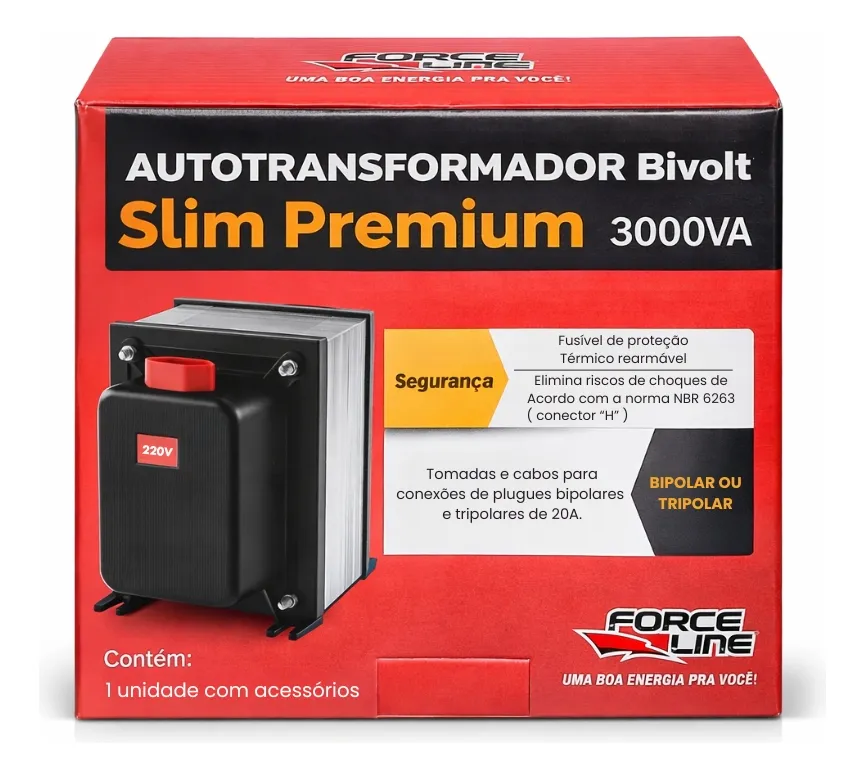 TRANSFORMADOR 3000VA BIV 296 FORCELINE