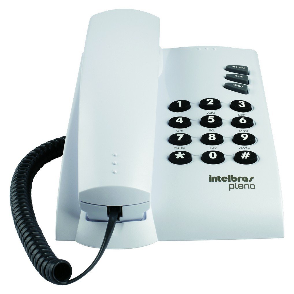 TELEFONE C/FIO S/CHAVE PLENO CZ INTELBRAS