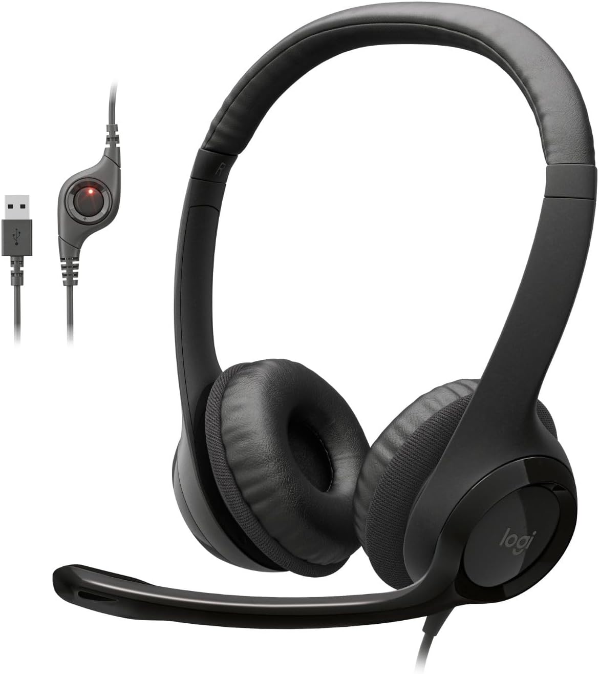 FONE C/MIC USB H390 PR LOGITECH