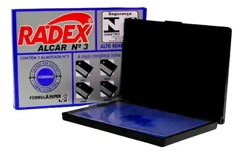 ALMOFADA P/CARIMBO Nº3 VM ASUPER RADEX