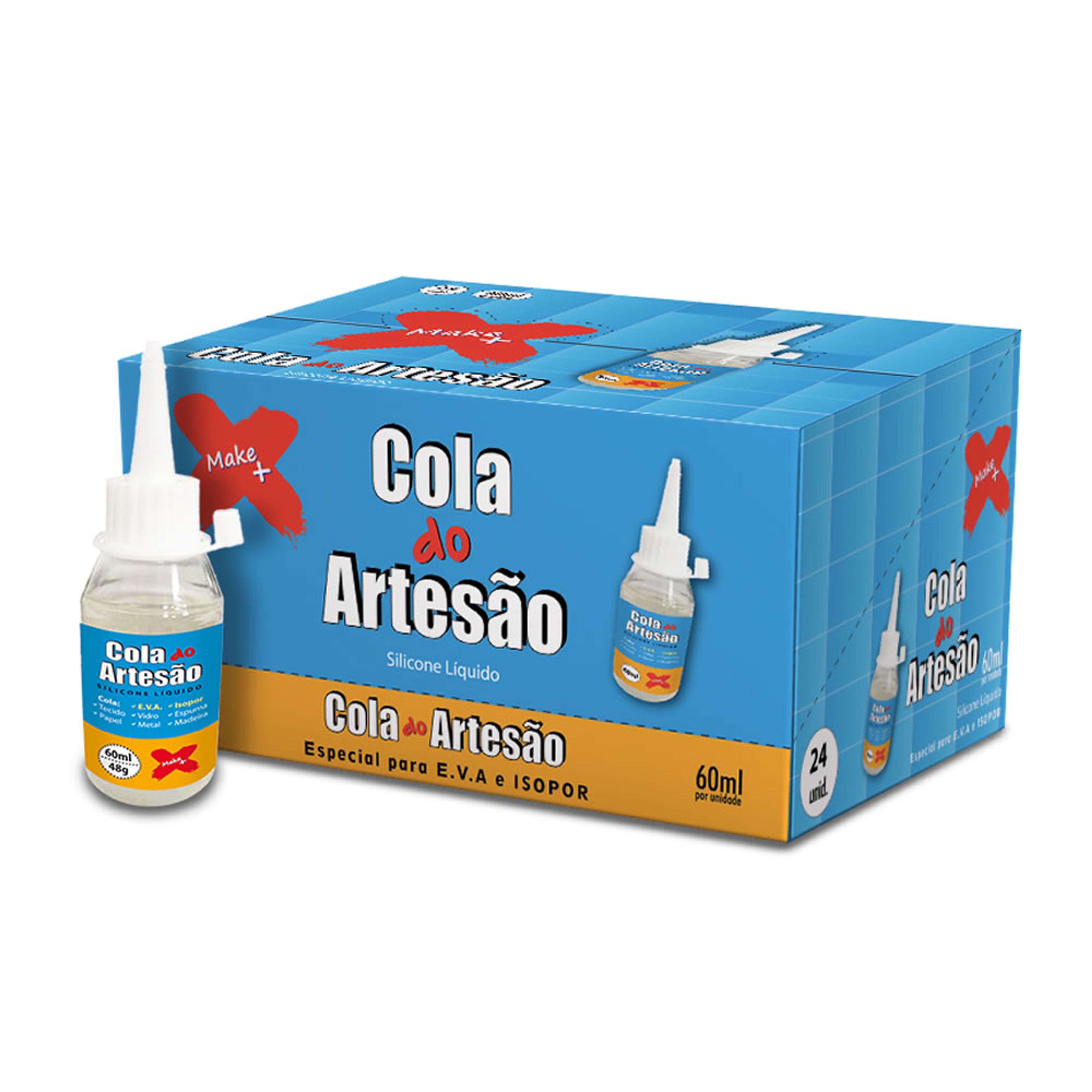 COLA ARTESAO SILICONE 60ML 6009 MAKE+