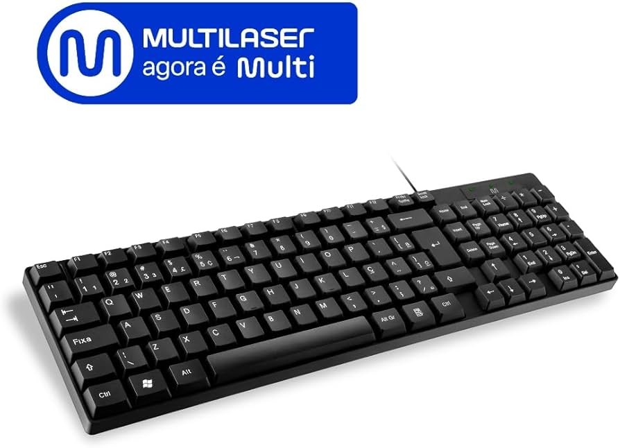TECLADO USB SLIM TC193 PR MULTILASER