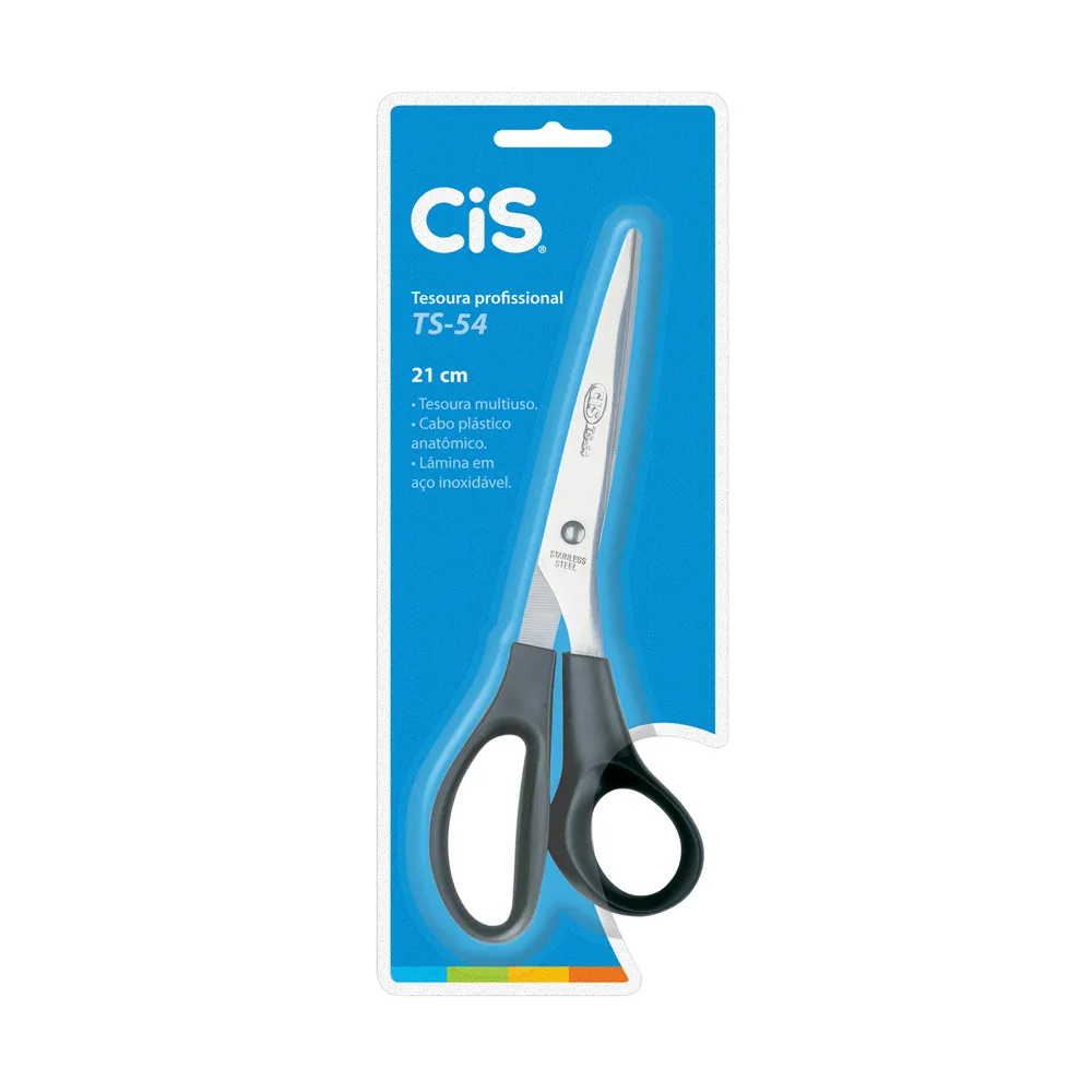 TESOURA MULTI-USO 21CM OFFICE TS-54 CIS