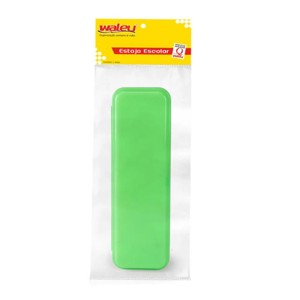 ESTOJO ESC PLASTICO PLUS NEON VD WALEU