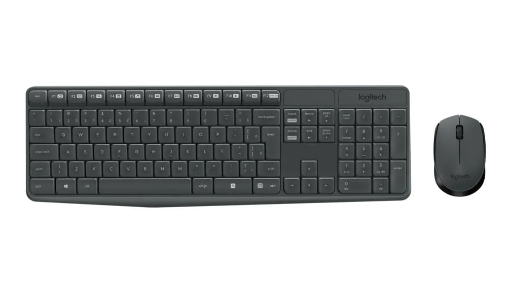 TECLADO E MOUSE OP S/FIO MK235 LOGITECH