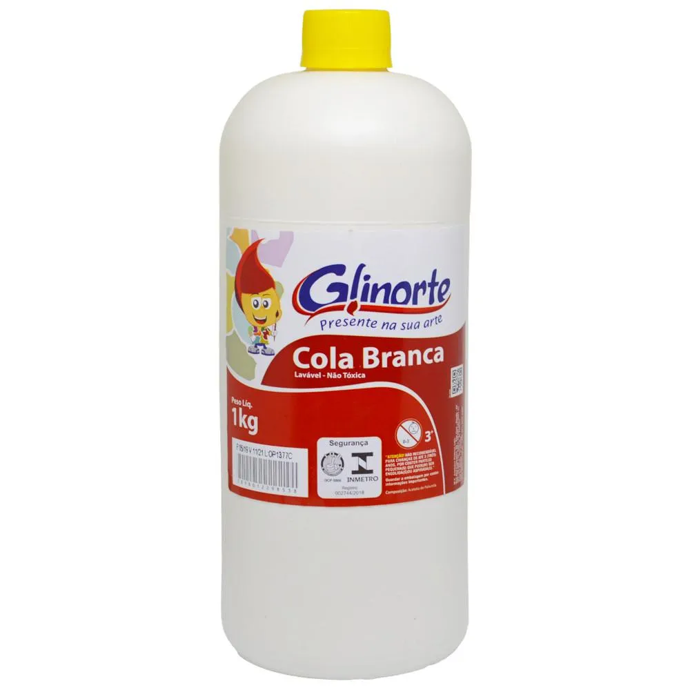 COLA BRANCA 1KG GLINORTE