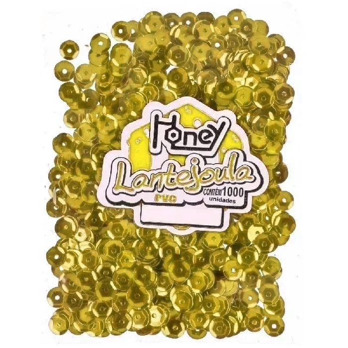 LANTEJOULA PVC CB 6 OURO HONEY