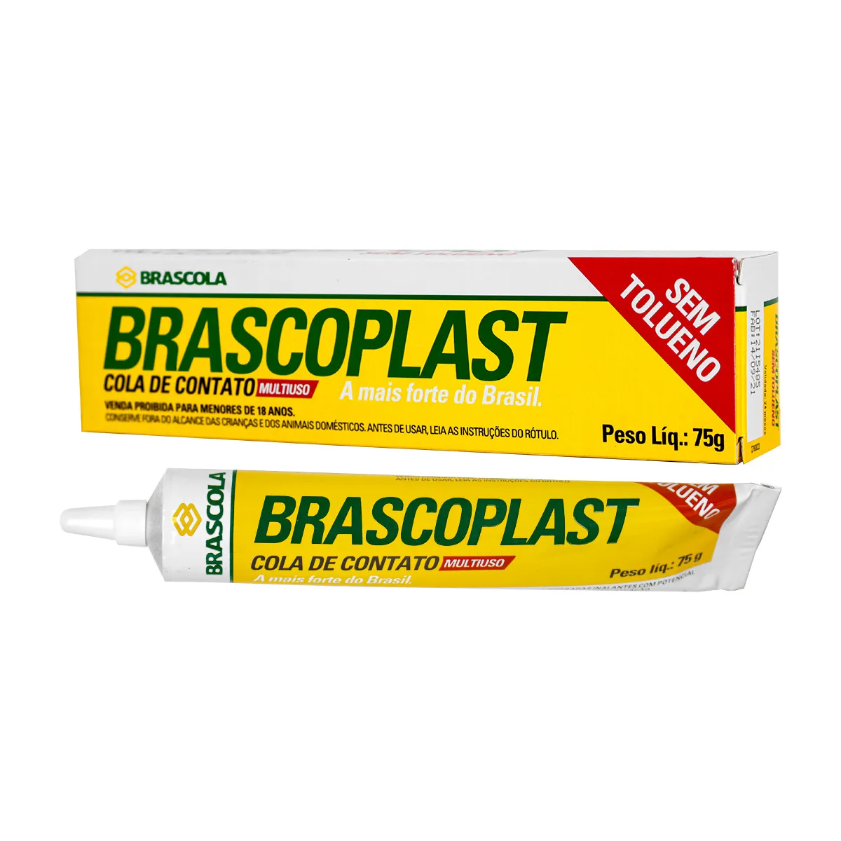COLA DE CONTATO BRASCOPLAST MULTIUSO 75G BRASCOLA