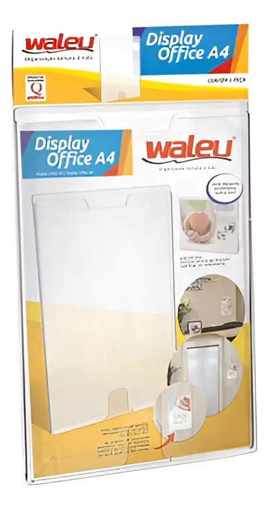 QUADRO AVISO A4 DISPLAY OFFICE ACRILICO CR WALEU