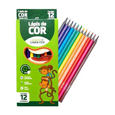LAPIS DE COR GD 12 CORES C/6 ECO SEXTAVADO LEO E LEO