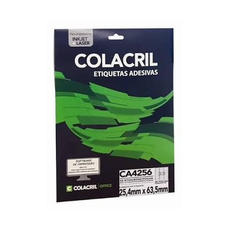 ETIQUETA A4 N33 25,4X63,5 25F CA4256 COLACRIL