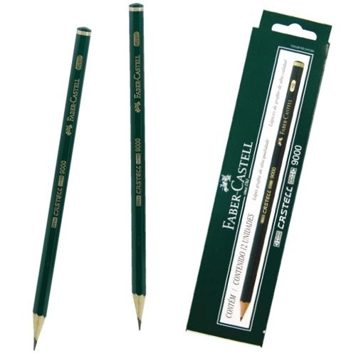 LAPIS 9000HB C/12UN FABER CASTELL