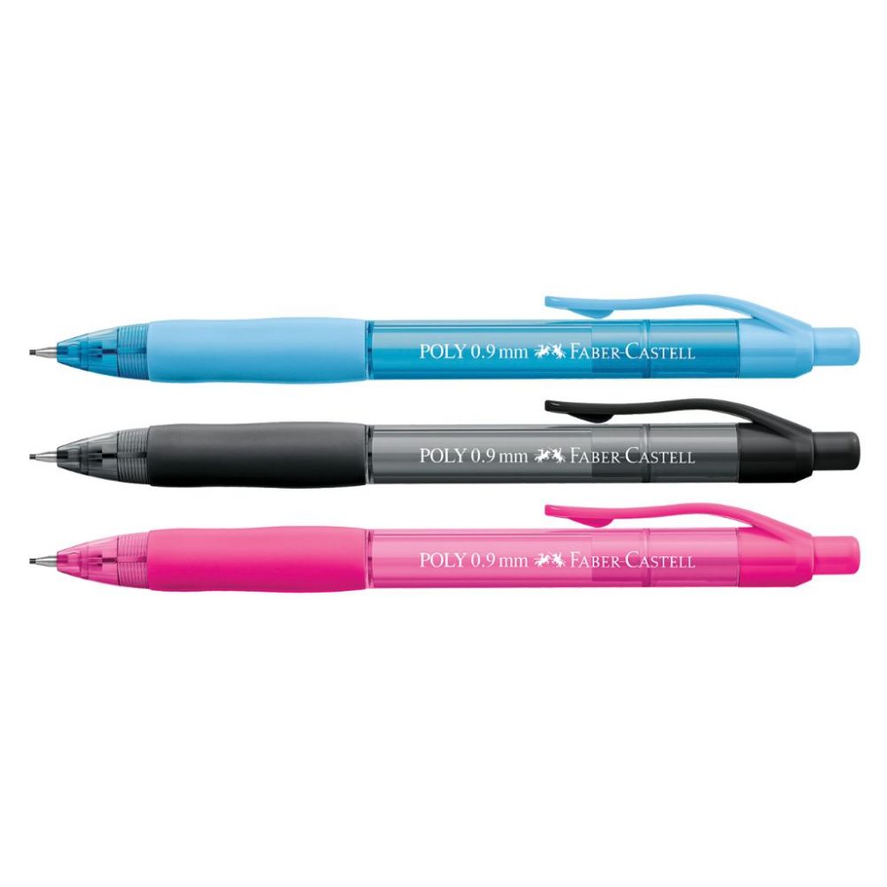 LAPISEIRA 0.9MM POLY CORES FABER-CASTELL