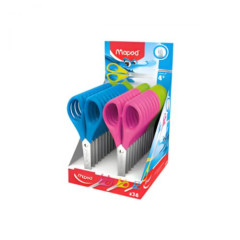 TESOURA ESSENTIALS 13CM C/24 SORTIDA MAPED