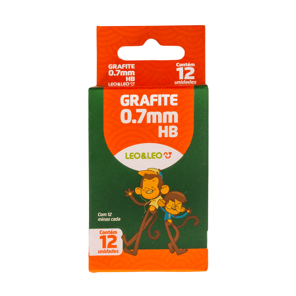 MINA GRAFITE 0.7MM HB 4702 C/12 LEO E LEO