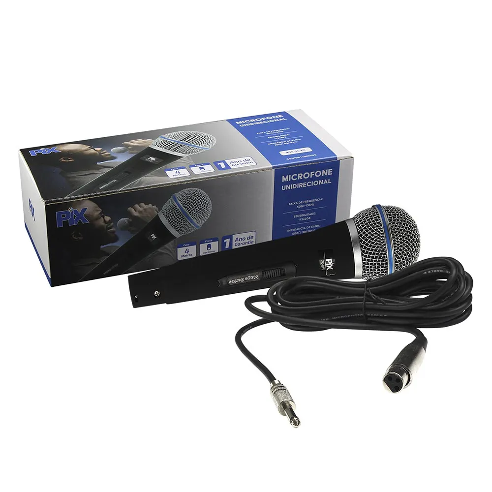 MICROFONE C/FIO PERFORMANCE SOUND SC-815 CHIPSCE