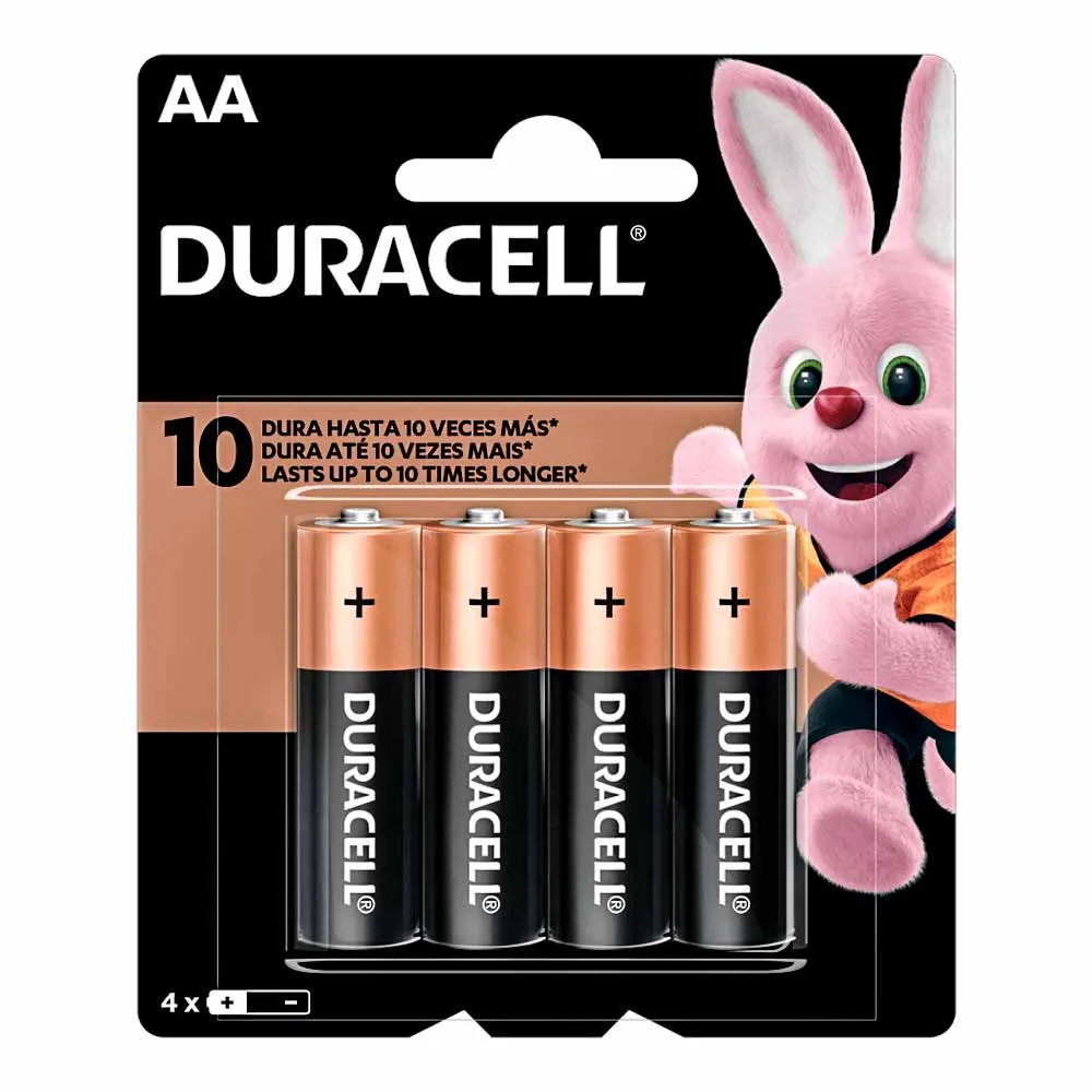 PILHA  AA  ALCALINA 4UN MN1500 DURACELL