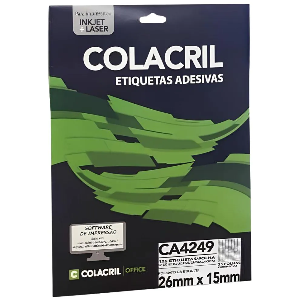 ETIQUETA A4 N126 26,0X15,0 25F CA4249 COLACRIL