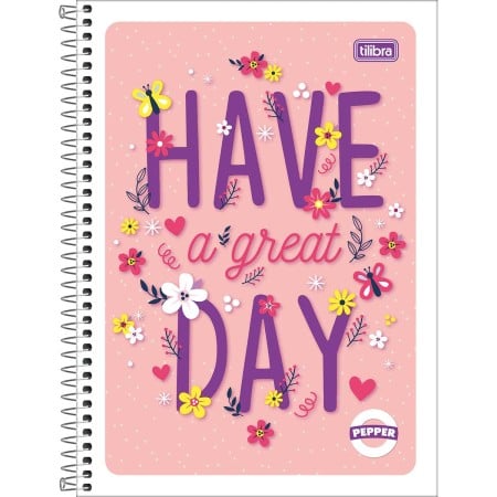 CADERNO ESP UNIV CD 1M 80F C/4 PEPPER FEM TILIBRA
