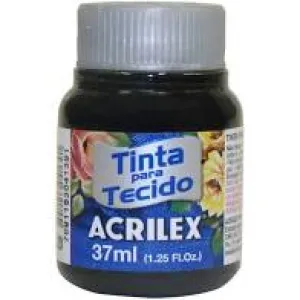 TINTA P/TECIDO 37ML 520 FOSCA C/12 PR ACRILEX