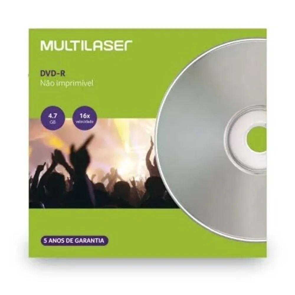 DVD-R 4.7GB 16X DV061 MULTILASER