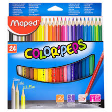 LAPIS DE COR COLOR PEPS C/24 MAPED