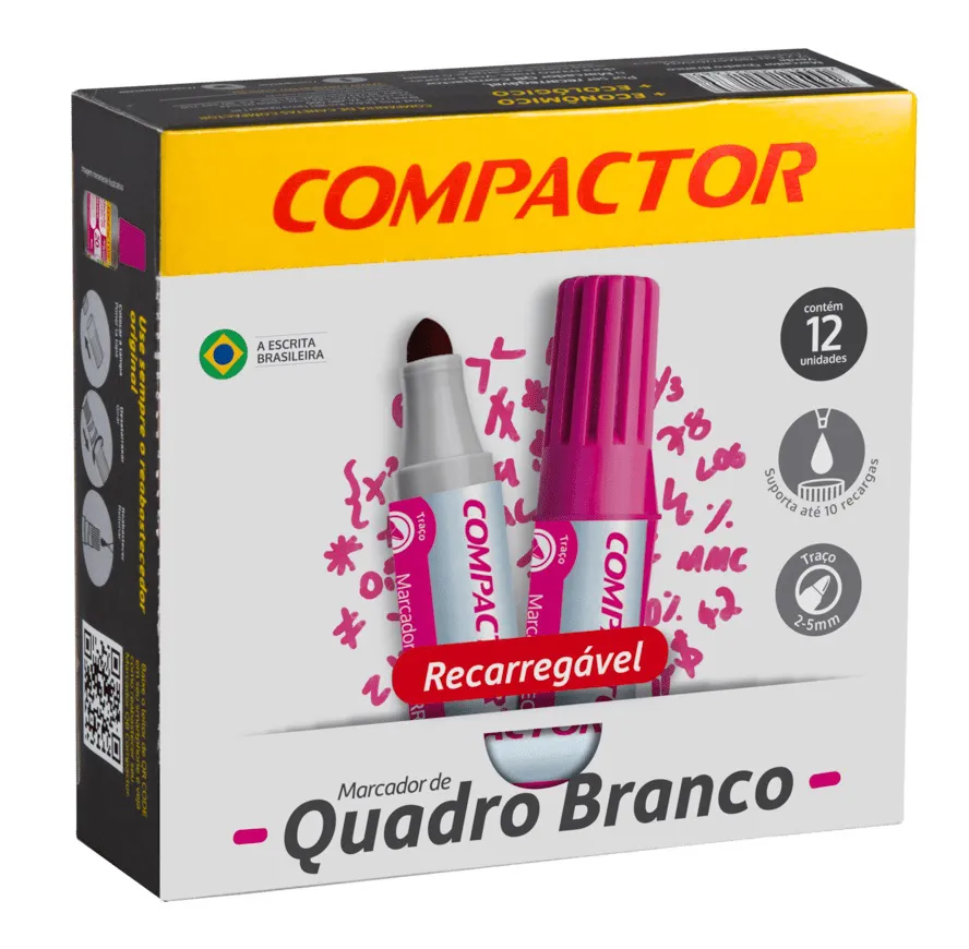 MARCADOR QUADRO BR RS COMPACTOR