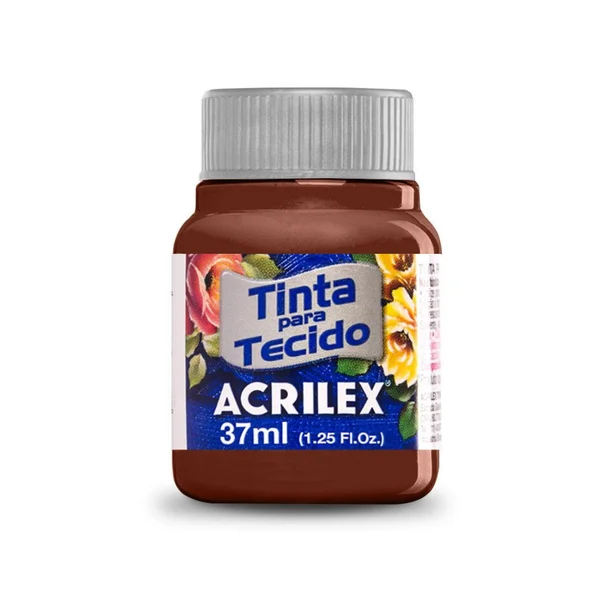TINTA P/TECIDO 37ML 531 FOSCA C/12 MR ACRILEX