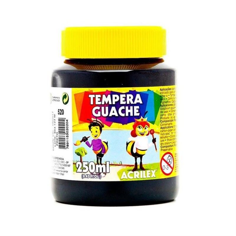 TINTA GUACHE TEMPERA 250ML 520 PR ACRILEX