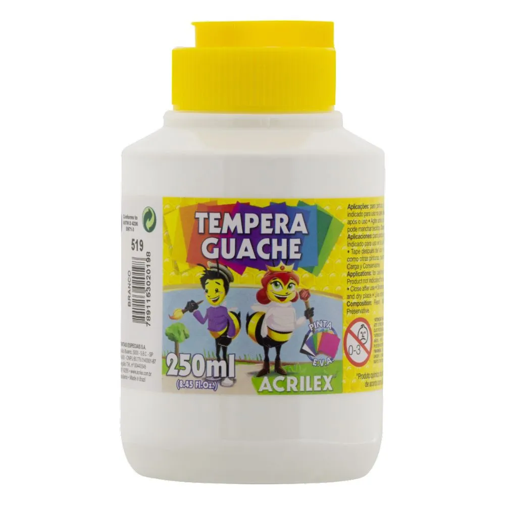 TINTA GUACHE TEMPERA 250ML 519 BR ACRILEX