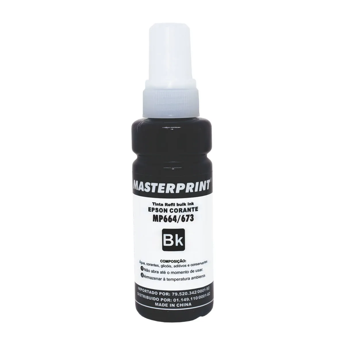 TINTA SIMILAR P/EPSON L220/L396 PR 100ML MASTERPRINT
