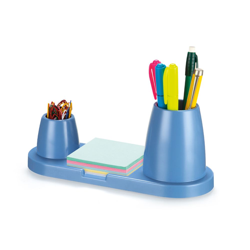 PORTA CANETAS/CLIPS/LEMBRETE AZ PASTEL SELADO MAXCRIL
