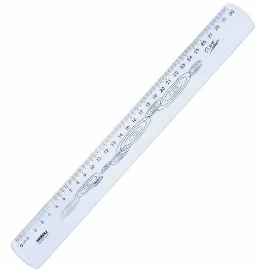 REGUA 30CM FLEXIVEL CR WALEU