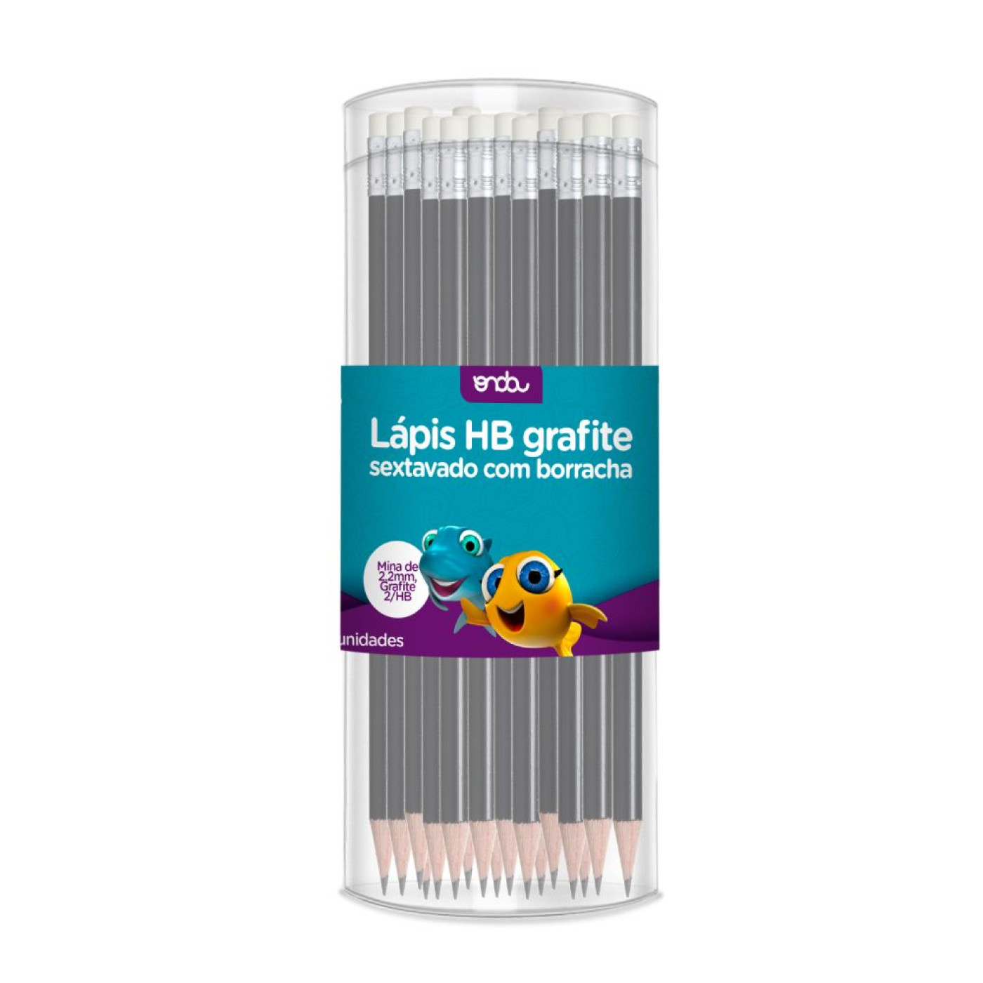 LAPIS PRETO HB SEXTAVADO N°2 C/72 S/BOR PR ONDAPRO