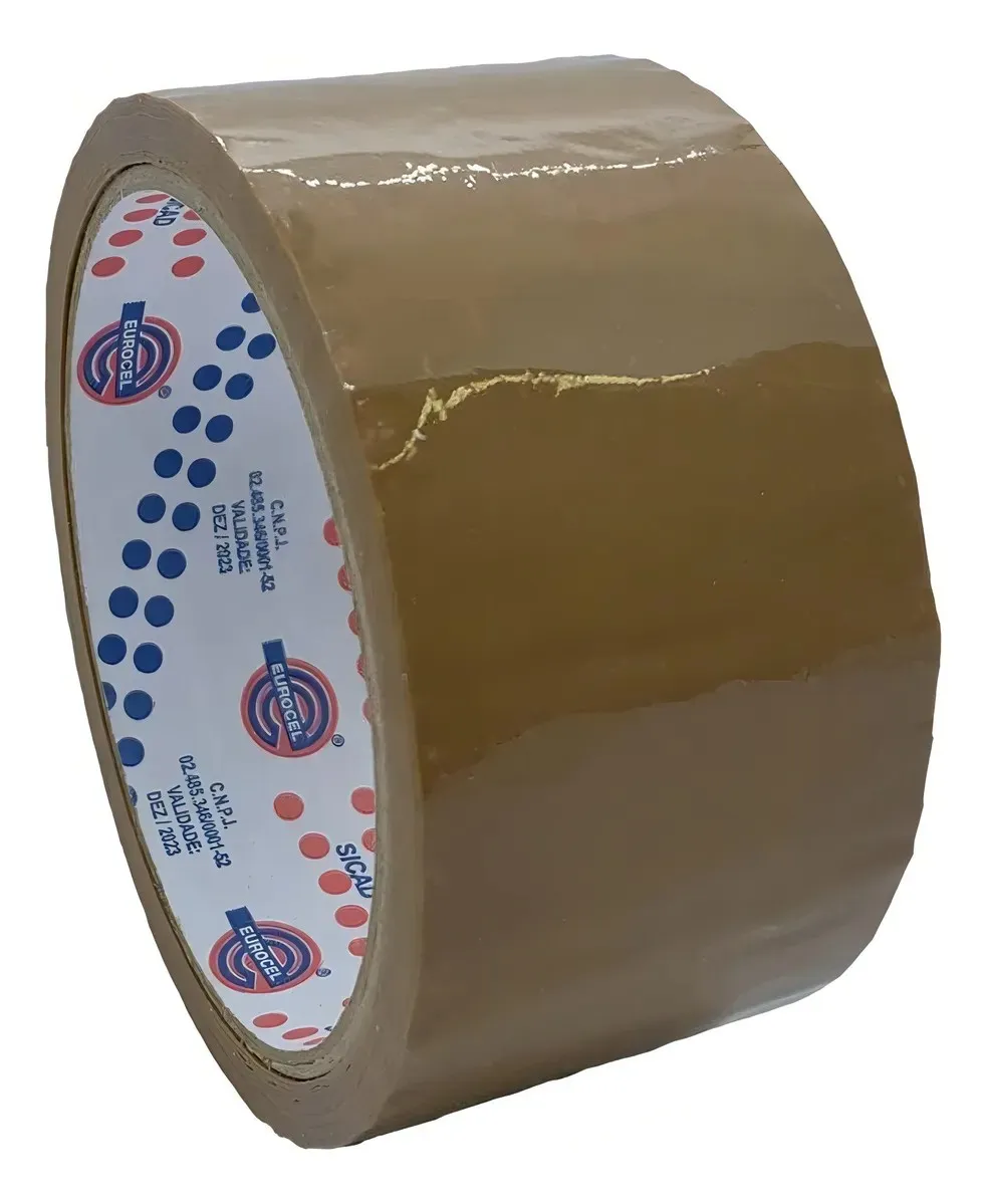 FITA ADESIVA MARROM 45X40 PP33 EUROCEL