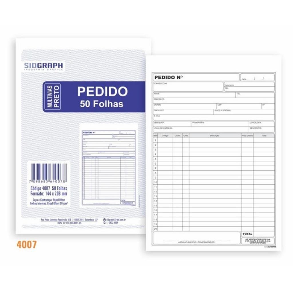 PEDIDO S/COPIA 50F C/20 144X208 SIDGRAPH