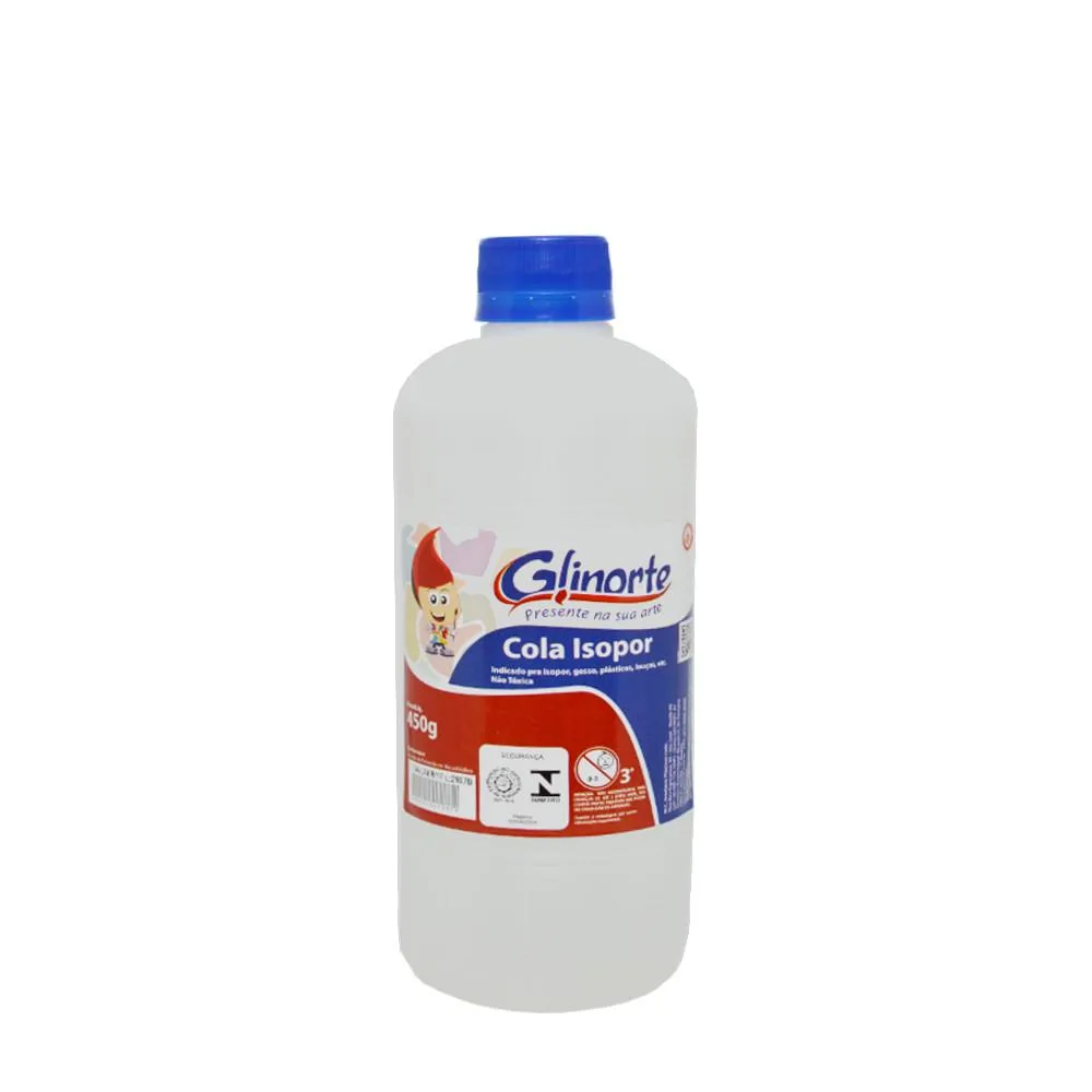 COLA ISOPOR 450G GLINORTE