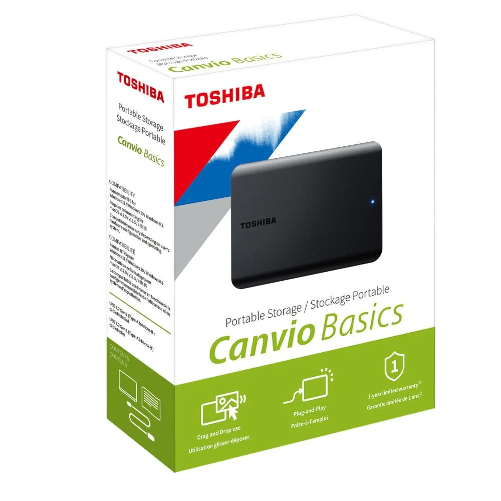 HD EXT 3.0 1TB 5400RPM CANVIO TOSHIBA